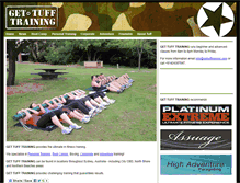Tablet Screenshot of gettufftraining.com